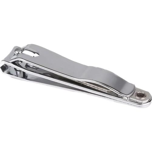 Stainless Steel Nail Clipper for Men Women Fingernail Toenail Slant Edge Clipper Cutter 6.9cm Pedicure Tool