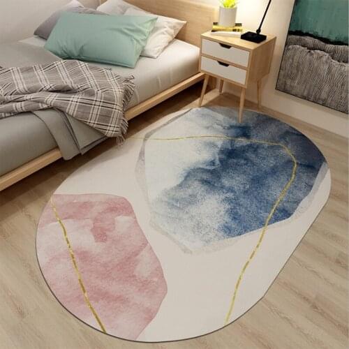3d Printing Anti-Slip Round Carpets for Living room Floor Modern Carpet Rugs Child Kid Room Decoration Floor Mats in the Hallway