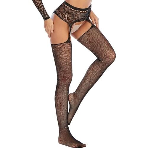 2021 new sexy European and American ladies fun socks hot drill pantyhose