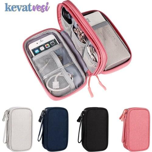 Portable Bag Organizer Wires Charger Digital Usb Gadget Power Bank Bag Gadgets Cables Wires Organizer Travel Accessories