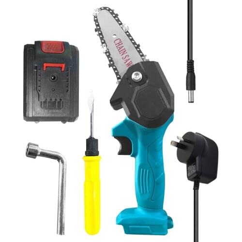 Portable Electric Pruning Saw Small Wood Spliting Chainsaw One-handed Woodworking Tool for Garden Orchard