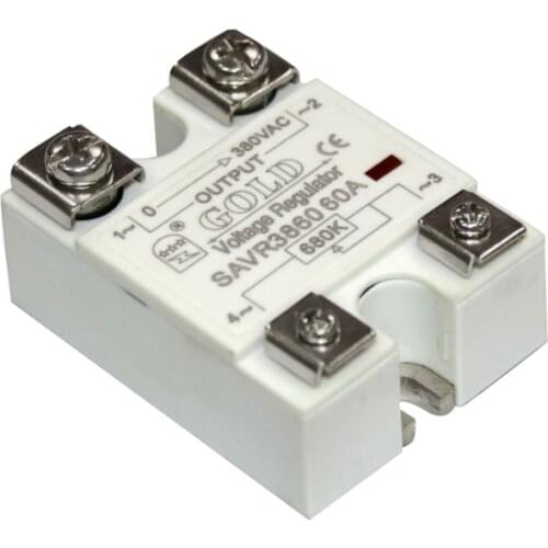 SAVR3840 40A 380vac 680K 470K SCR use the potentiometerManual adjust voltage regulator