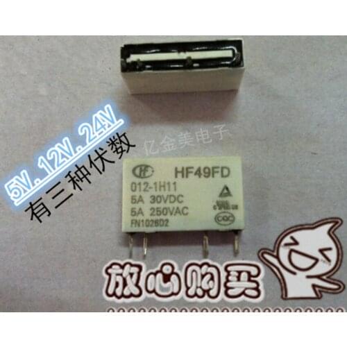 Relay HF49FD 012-1H11 12VDC 4-pin HF49FD-012-1H11 12V