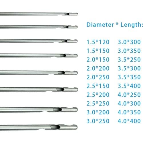Stainless Steel Spiral Cannulas Liposuction 3 Hole Cannulas Facial Fat Transplant Needle Liposuction Cannulas