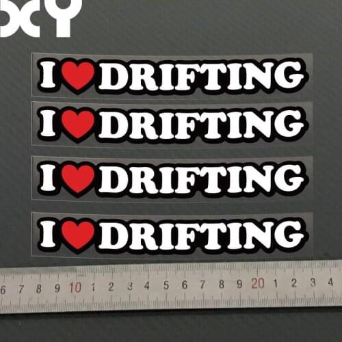 Motorcycle Stickers Decals I Love Drifting Car Accessories Reflective Type Car Stickers Drop Shipping