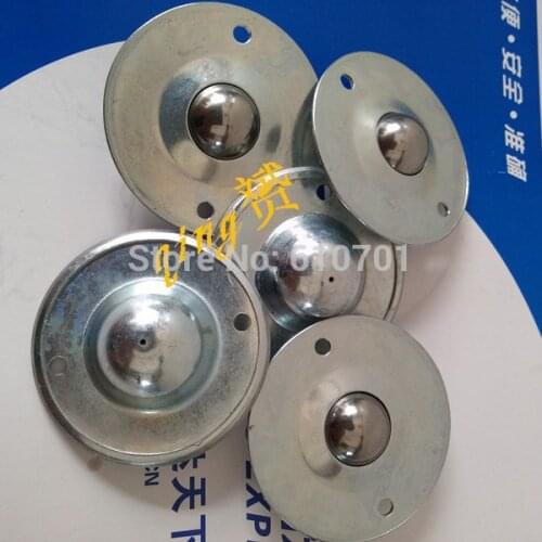 1pcs 2pcs 5pcs Dia 1'' CY-25B B Type UFO Flying Saucer Type Metal Ball Metal Transfer Bearing Unit Conveyor Roller Wheels 35kg