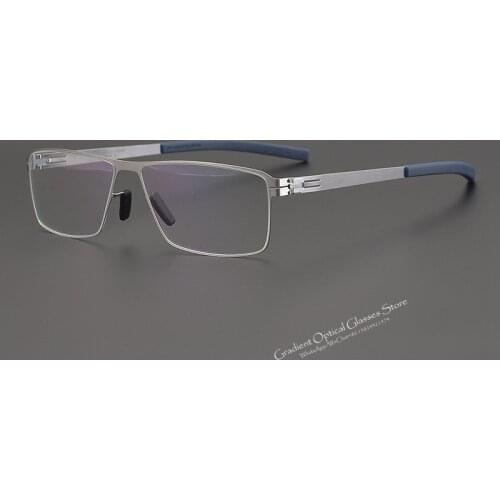 2020 Berlin screwless design ultra light optical square glasses frame for men and women myopia prescription eyeglasses frame