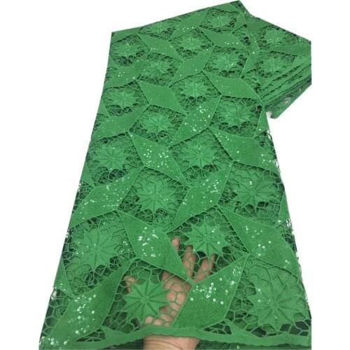 2021 Latest Milk Silk African Lace Fabric Embroidery French Mesh Lace Fabric With Sequins Nigerian Tulle Lace For Party XZ-160