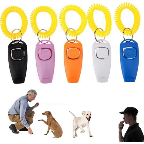 Pet Training Device Whistle Dog Products Clicker Dog Guide Tool Trainer Aid for Household Animal Dogs Accessories