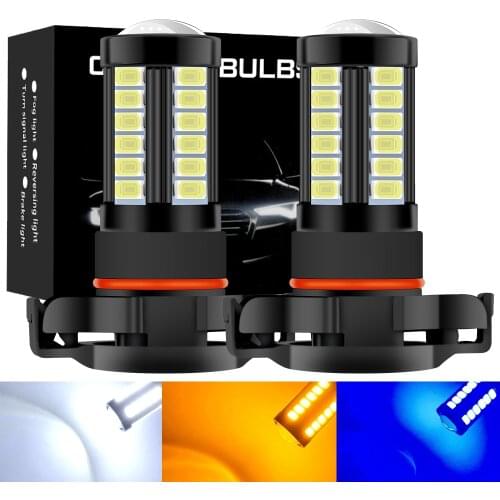 2Pcs New PSX24W H11 H8 P13W 9006 HB4 High Quality 5730 LED Auto Fog Lamp High Power Car Anti Fog Light Bulb Foglamps 6000K White