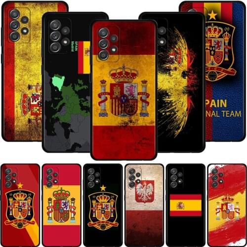 Spain Coat of Arms Flag Cover For Samsung Galaxy A51 A71 A41 A31 A11 A01 A72 A52 A42 A32 A22 A21s A02s A12 A02 Shell Capa Case