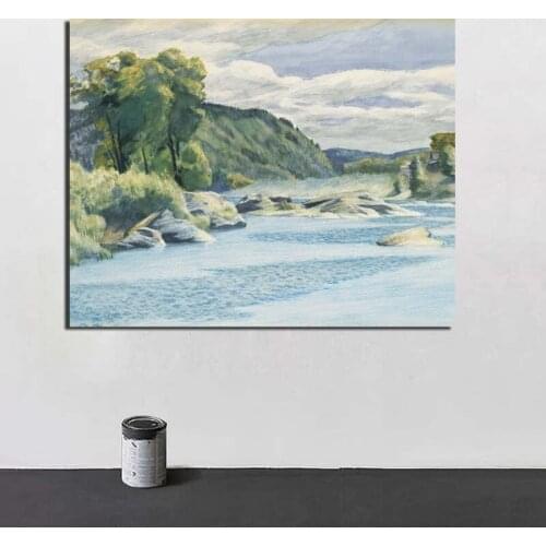 Edward Hopper Colourful Landscapes Canvas Painting Posters Prints Marble Wall Art Painting Decorative Picture Modern Home Decor