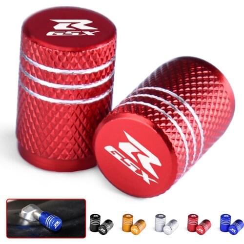 GSXR Motorcycle Wheel Tire Valve Caps Tyre Rim Stem Covers For SUZUKI GSXR 600 750 2001 2002 2003 2004 2005 2006 2007 2008 2009
