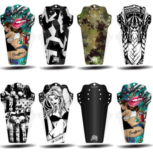 Ultralight Bicycle Fenders Carbon Fiber Color Front Rear Fender MTB Road Bike Mudguard Tire Wings Universal Cycling Accessories