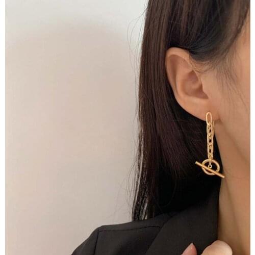 Mewanry Prevent Allergy 925 Sterling Silver Earrings Exaggerated Jewelry New Fashion Creative Chain Tassel Party Accessories