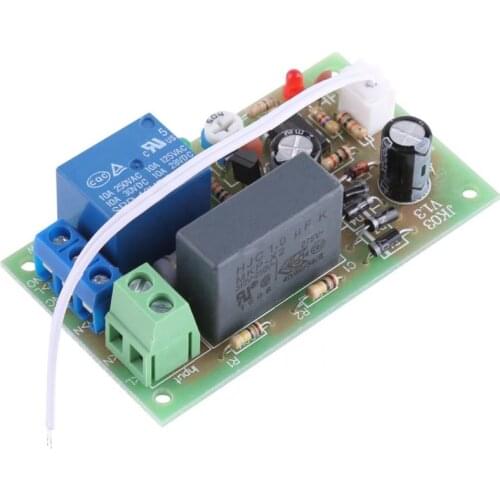 Timer Delay Switch Module AC220V Input/Output 10A Trigger Timer Delay Switch Module Turn Off Board Adjustable Time
