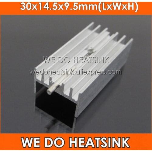 WE DO HEATSINK 20PCS Heatsinks 30x14.5x9.5mm Aluminium Radiator Heat Sinks TO-220/ TO220 With M3 Screw Hole And Needle