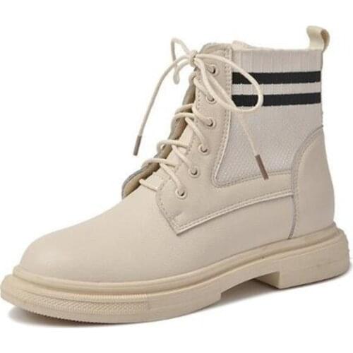 New New ladies snow boots fashion imitation leather patchwork boots light and comfortable breathable leisure hiking boots