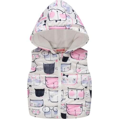 Children Clothing Vest Jackets Boys Toddler Kids Clothes Hooded Zip Sleeveless Costume Fashion Coat For Girls Outwear Waistcoat