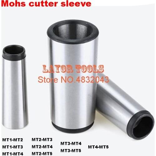 1PCS choose MT1 MT2 MT3 MT4 No flat tail Morse Taper Adapter Reducing Drill Sleeve,Morse Taper Sleeve,Machinery accessories