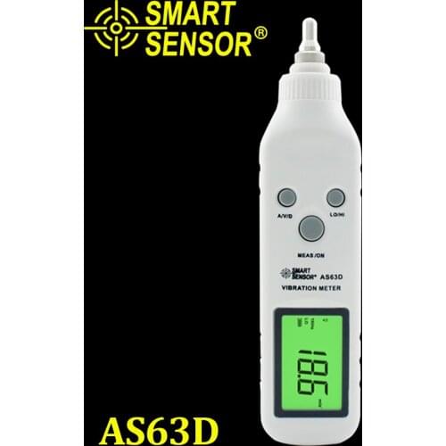Smart Sensor AS63D Pocket Vibrometer Tester Gauge Analyzer Measure Precision sensitivity Accelerometers Pen Vibration Meter