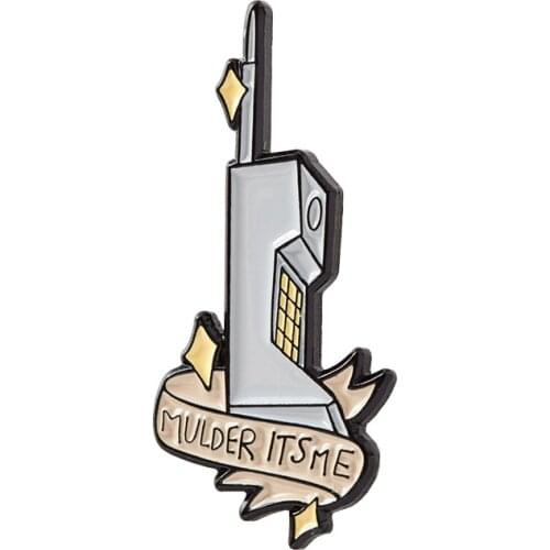 Mulder Its Me Enamel Pin