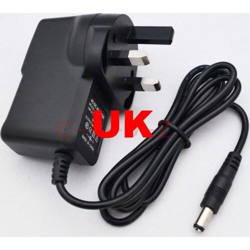 150PCS 9V1A AC 100V-240V Converter Adapter DC 9V 1A Power Supply 1000mA UK 3 Plug DC 5.5mm x 2.1mm