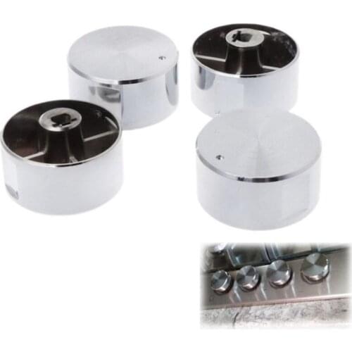 Promotion! 4Pcs Rotary Switches Round Knob Gas Stove Burner Oven Kitchen Parts Handles For Gas Stove