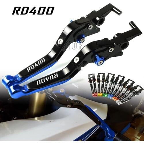For Yamaha RD400 C/D/E/F 1976-1979 1977 1978 RD 400 Motorcycle CNC Aluminum Brake Clutch Levers Adjustable Folding Extendable