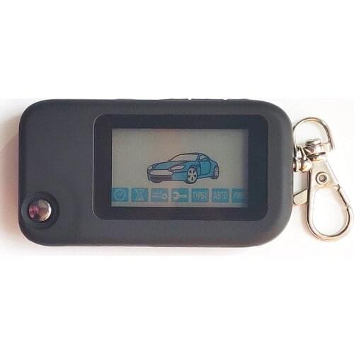 Keychain Starline B92 Remote Controller With Key Uncut Blade For Two Way Car Alarm Starline B92 Folding Car Flip Remote