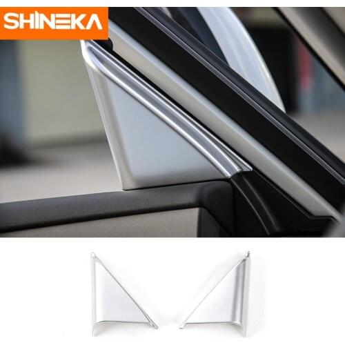 SHINEKA Interior A-Pillar Decorative Moluding Trim for Nissan Patrol 2017 Car Styling Accessories