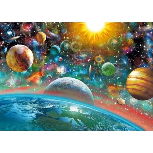 Full Square/Round Diamond Embroidery-Space planet-3D Diamond Painting handwork Cross Stitch Mosaic Home Decoration
