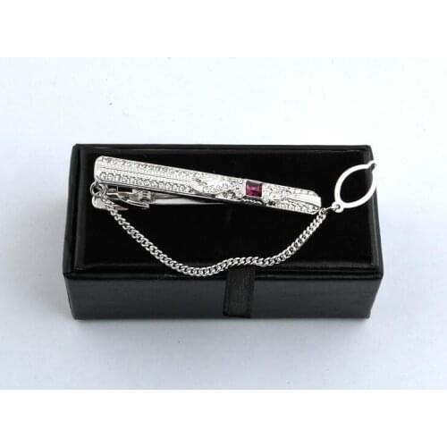 Tie Clip Box Black Folding Tie Clip Boxes Cover Flip Type Gift Jewelry Box Cufflink Package Cases Storage Display Boxes 60pcs