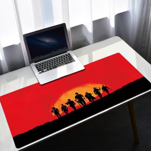 Mouse Pad Red Dead Redemption Gaming Accessories Mausepad Anime Mousepad Gamer Carpet Keyboard Mouse Computer Mat Pc Complete
