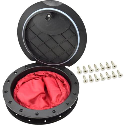 9 Inch Canoe Deck Hatch Cover Boat Deck Plate Cover Waterproof Round For Boat Canoe Kayak Deck Boat Accessories Boat Bateau