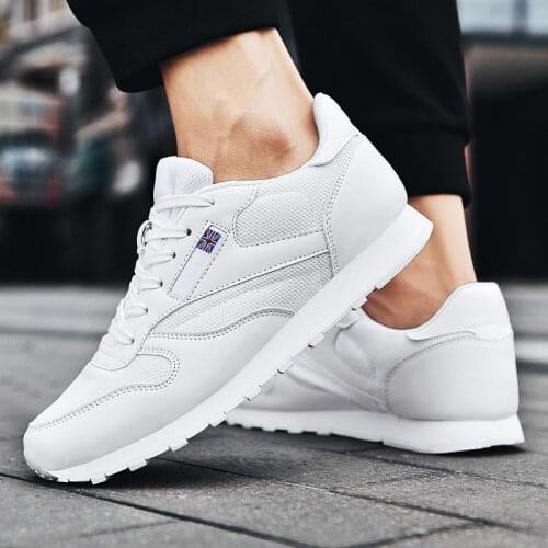 Big Size Summer Lightweight Sneakers Men White Sports Shoes Men Running Shoes Women Sport Shoes for Man Trainers 2021 GME-1595