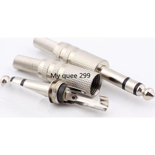 Metal 6.5 plug/three-core 6.5 plug /6.35 power plug/microphone plug/guitar plug