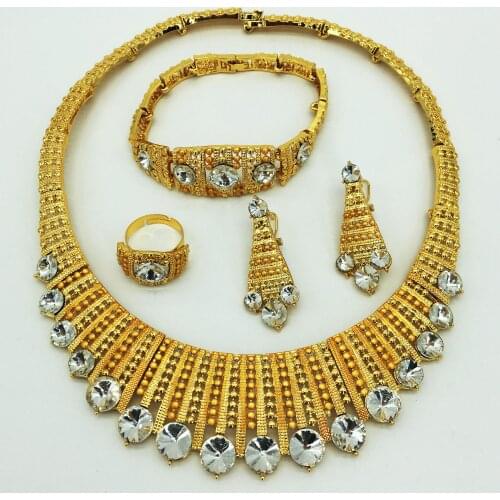 Fashion jewelry woman jewelry set necklace earrings pendant romantic jewelry wedding jewelry party travel jewelry