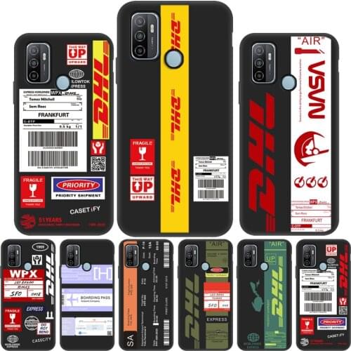 DHL Soft TPU Case For OPPO A93 A94 A92 A52 A72 A53 Cases OPPO A92S A91 A83 A79 A71 A59 A39 A57 A37 A33 A5 A9 A15 A15S A35 Cover