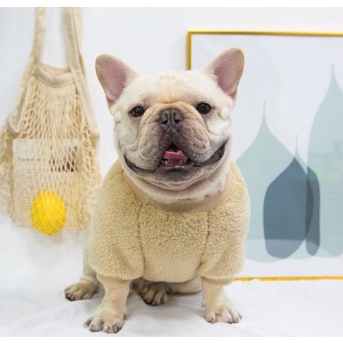 Pug Clothes French Bulldog Clothing Autumn Winter Pet Coat Dog Hoodie Poodle Schnauzer Welsh Corgi Costume Outfit Dropshipping