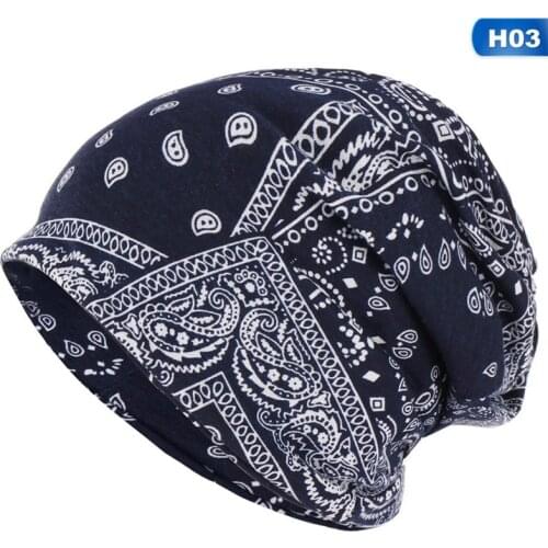 2020 Autumn Winter Unisex Warm Women Hat Ladies Fashion Retro Printed Beanie For Men Chapeu High Quality Feminino Cap
