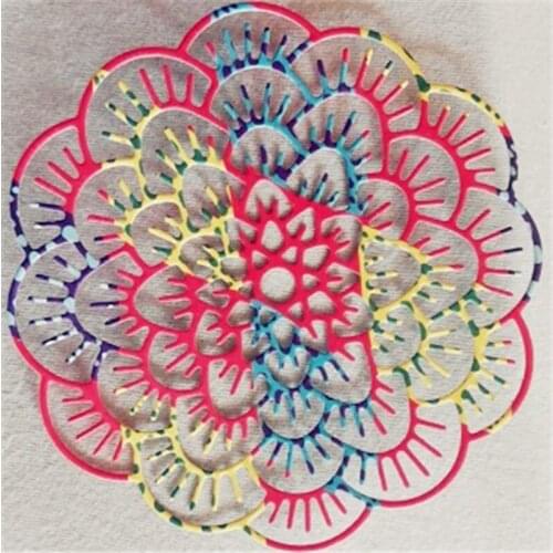 Hollow Circle flower Metal Cutting Dies Stencils For Card Making Decorative Embossing Suit Paper Cards Stamp DIY