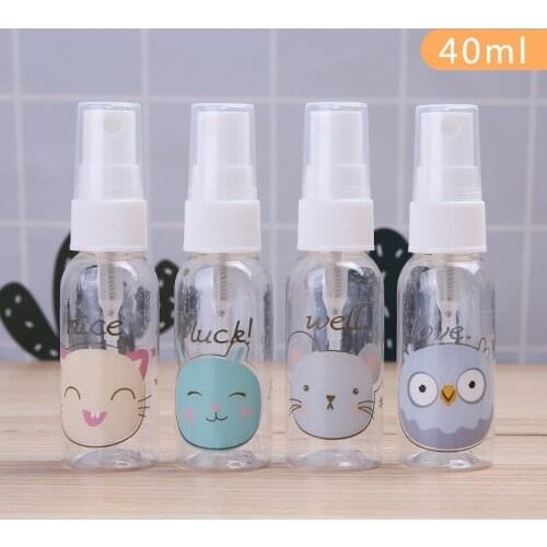 Portable Travel Empty Bottle PET Shampoo Shower Gel Spray Bottle Single Pack And Sub-bottle Spray Bottle (random Style)
