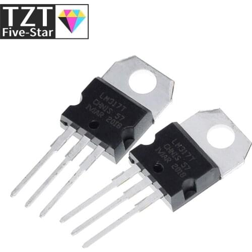 100PCS LM317 LM317T Voltage Regulator 1.2V to 37V 1.5A new and original