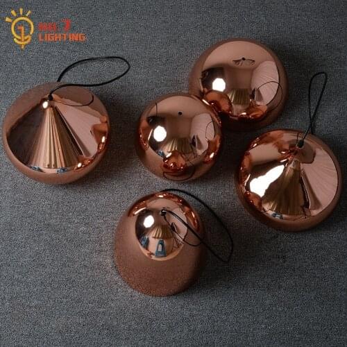 Danish Design Luxury Home Loft Pendant Lights Led E27 Gold Lustre Hanging Lamp Living/Dining Room Restaurant Cafe Club Bar Study