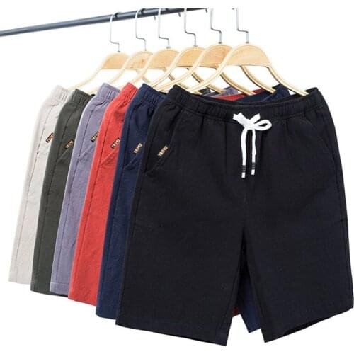 2019 New Shorts Men Hot Sale Casual Beach Shorts Quality Bottoms Elastic Waist Fashion Brand Plus Size 5XL