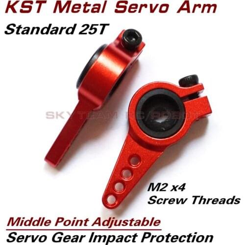 KST Standard 25T Middle Point Adjustable Servo Arm Servo Horn for standard digital servo RC Car Airplane Robotic Robot Arm
