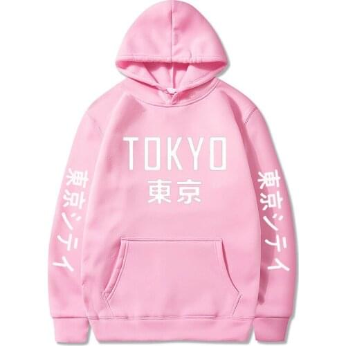 New Winter Anime Senpai Design Print Fleece Mens Hoodies Sweatshirts Men Women Streetwear Funny Black Hoody Man Winter Clothes