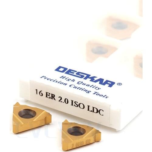 16ER 0.5ISO 0.75ISO 16ER 1.0ISO 1.5ISO 1.75ISO 16ER 2.0ISO 2.5ISO 16ER 3.0ISO 3.5ISO LDC Carbide Threading insert CNC lathe tool