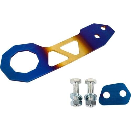 Universal Aluminum Alloy Car Modification Rear Bumper Trailer Hook Towing Tools Rear Tow Hook Kit